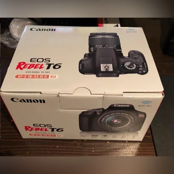 Canon EOS Rebel 7 Black DSLR Camera - Picture 2 of 9